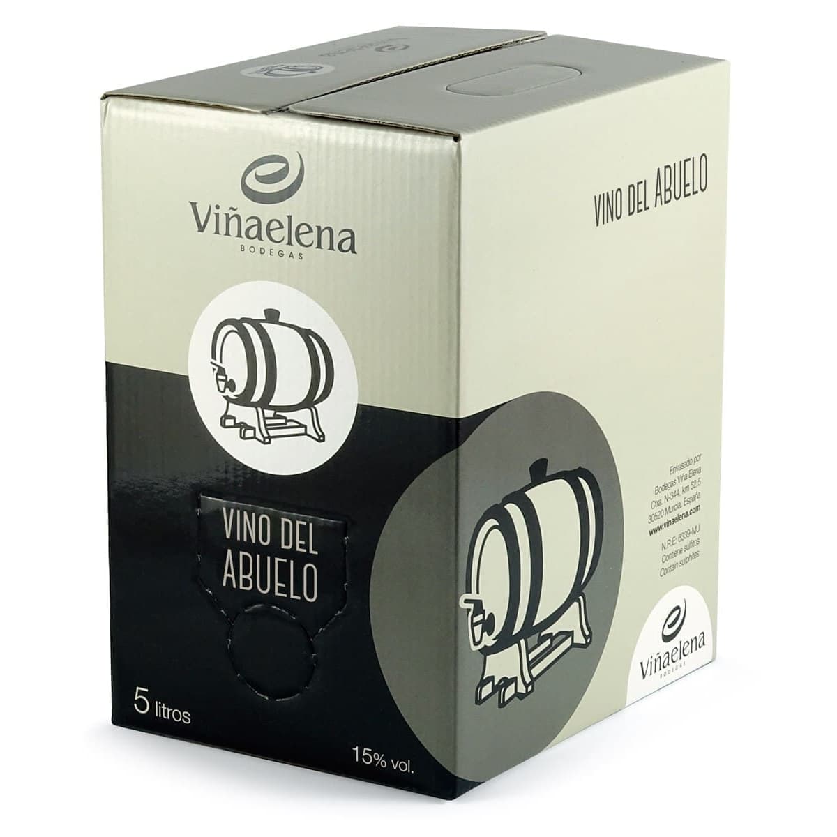 Bag in box Vino tinto Abuelo Vina Elena 5L
